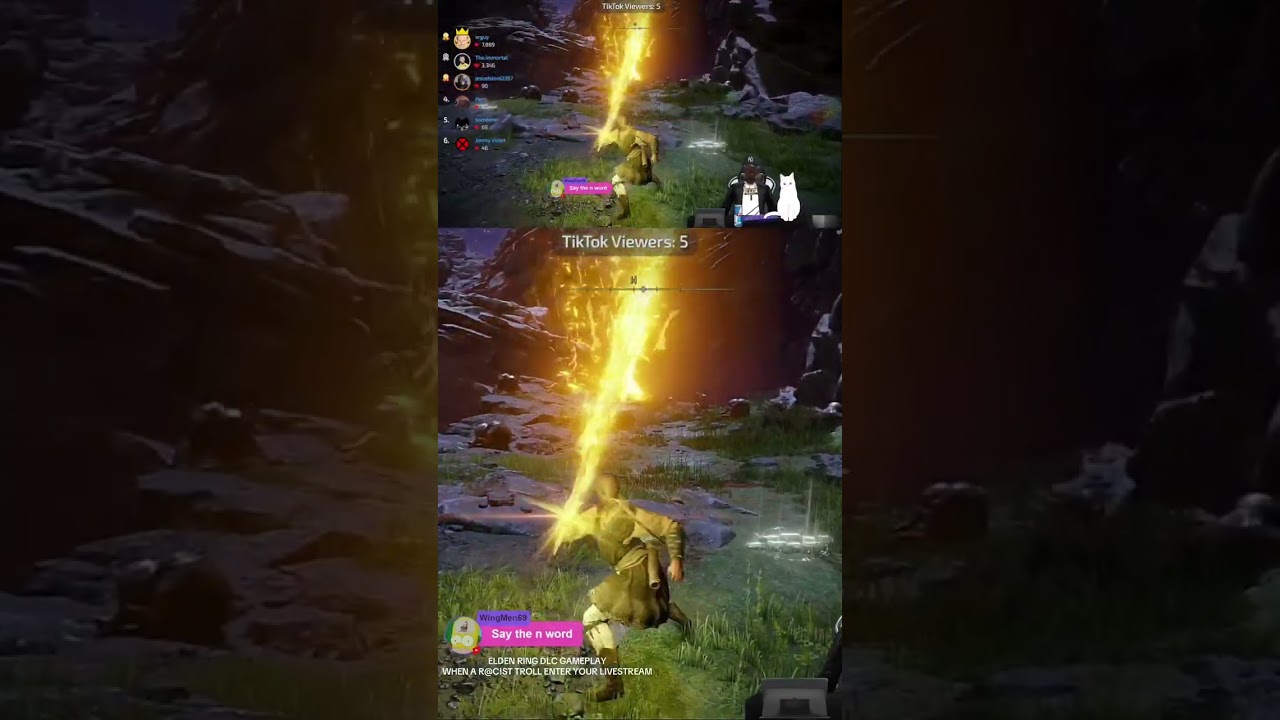 ELDEN RING DLC GAMEPLAY: WHEN A R@C!ST TROLL ENTERS YOUR LIVESTREAM.