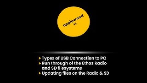 FrSKY Tandem X20 ETHOS types of USB connection, files system, upgrade the files on the radio and SD