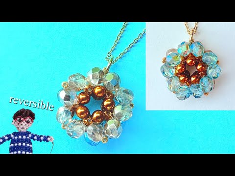 One Pendant, Two Styles! How to Make a Reversible Beaded Necklace