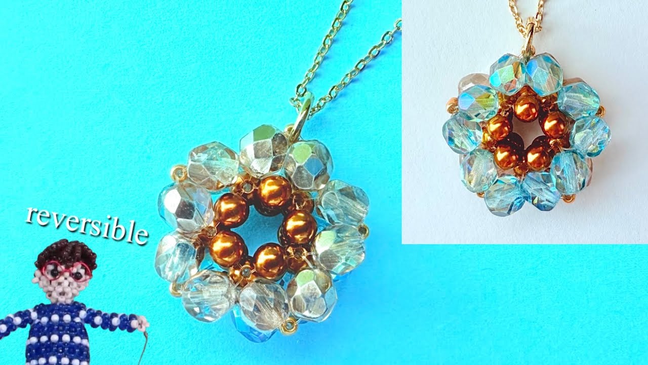 One Pendant, Two Styles! How to Make a Reversible Beaded Necklace