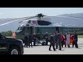IMAGES | Trump arrivé à Genève d'où il se rendra au sommet du G7