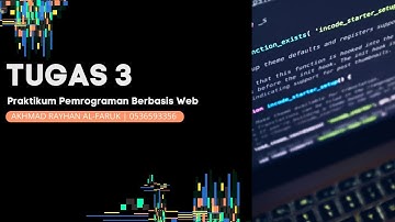 TUGAS 3 | PRAKTIKUM PEMROGRAMAN BERBASIS WEB | UNIVERSITAS TERBUKA