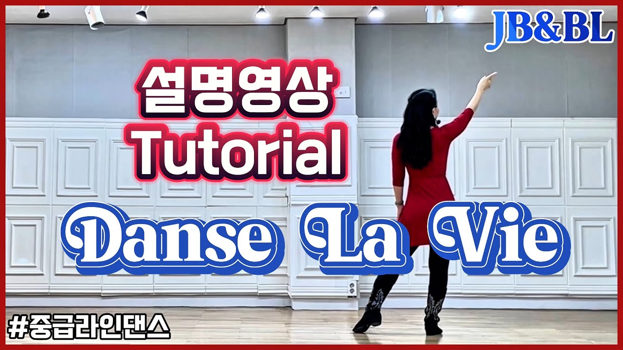 Danse La Vie Linedance/JMB Vane & Roy Verdonk/#설명영상 #중급라인댄스/춤추듯이 인생을../댄스 라 비 라인댄스