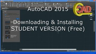 AutoCAD 2015: How to download and Install free/ student version.