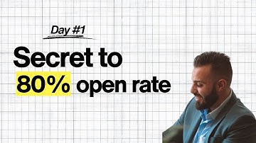 The #1 EMAIL Trick to Boost Open Rates to 80%+