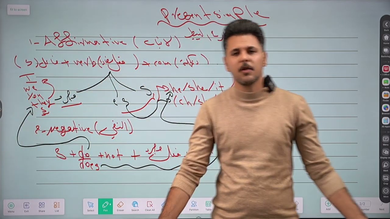 انكليزي الصف الرابع الاعدادي علمي + ادبي 2026 / اليونت 1 / الدرس 1 /  الأستاذ عباس السعداوي 