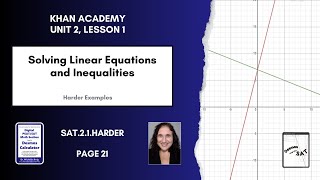 SAT.2.1.Harder Solving Linear Equations and Inequalities, page 21
