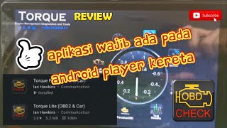 Torque Pro App OBD2 Scanner Bluetooth Elm327 Review untuk Android Player kereta | car head unit screenshot 4