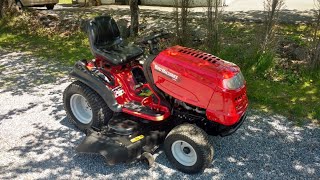 How to replace the drive belts on an MTD Variable Speed Riding Mower 24hp Mtd Yardmachines