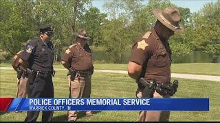Police officers memorial service