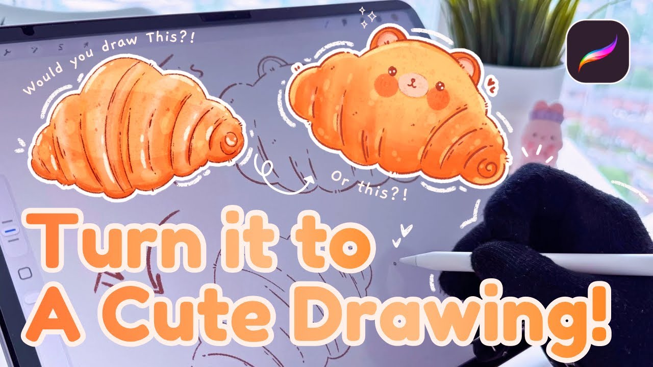 How I Turn Anything Into Cute Art 🥐🐻 (Beginner Friendly)🌱