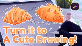 How I Turn Anything Into Cute Art 🥐🐻 (Beginner Friendly)🌱