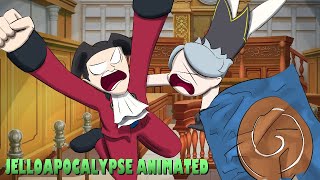 Edgeworth gets outsmarted by a swiss roll wrapper  JelloApocalypse Animated