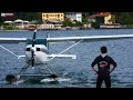 Seaplanes in europe  como lake traffic 4k