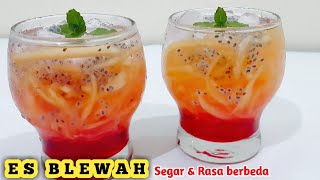 Membuat Minuman Es blewah segar | resep minuman mudah dan praktis