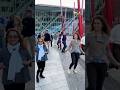 All Students are Dancing outside the Salsa Academy