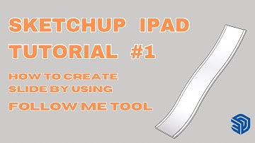 Sketchup IPad Tutorial | Follow me Tool | Creating Slide #interiordesign