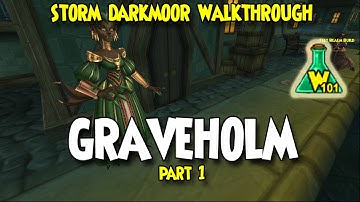 Wizard101: Storm DARKMOOR Walkthrough - GRAVEHOLM Deel 1