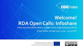 RDA Open Call Info Share 16 Sept 2021
