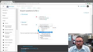 Moodle - Export Question Bank