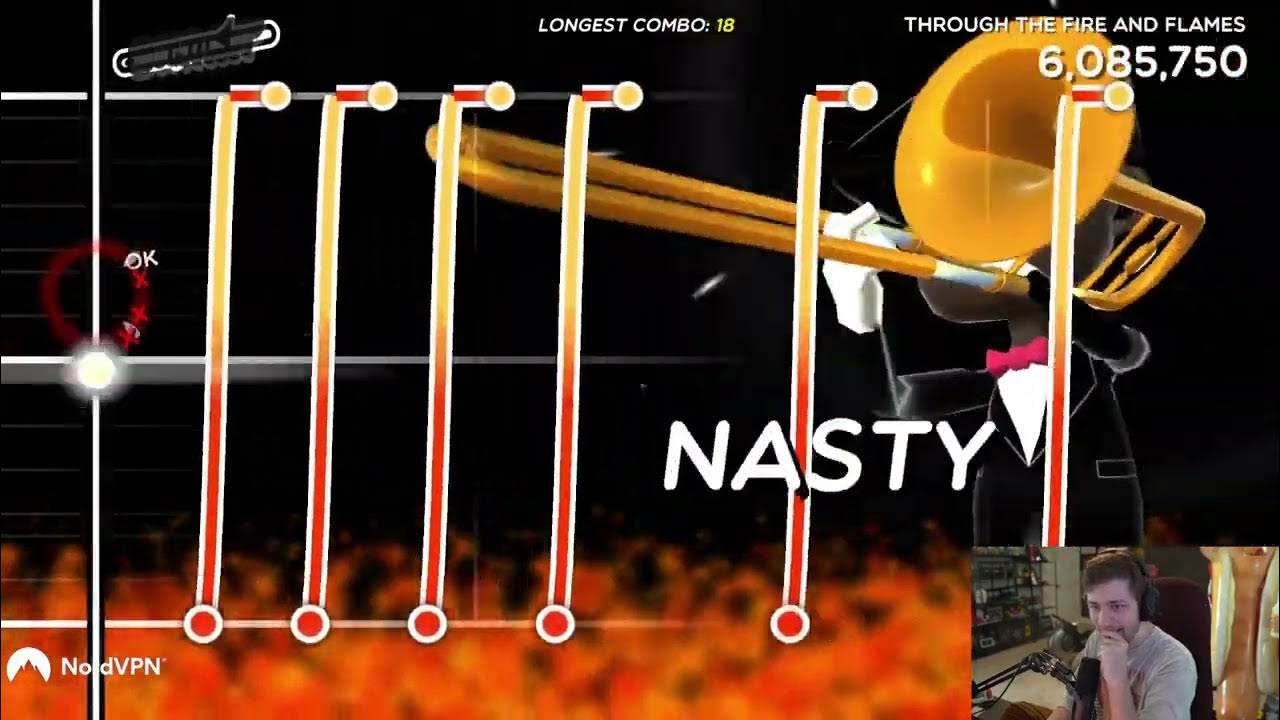 Soda playing through the Fire and the Flames in Trombone champ YouTube