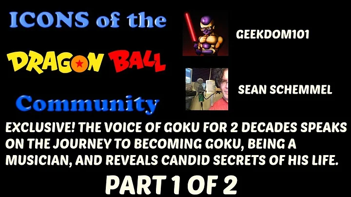 SEAN SCHEMMEL INTERVIEW PART 1 OF 2: Becoming Goku, Music, Puppets, Life.