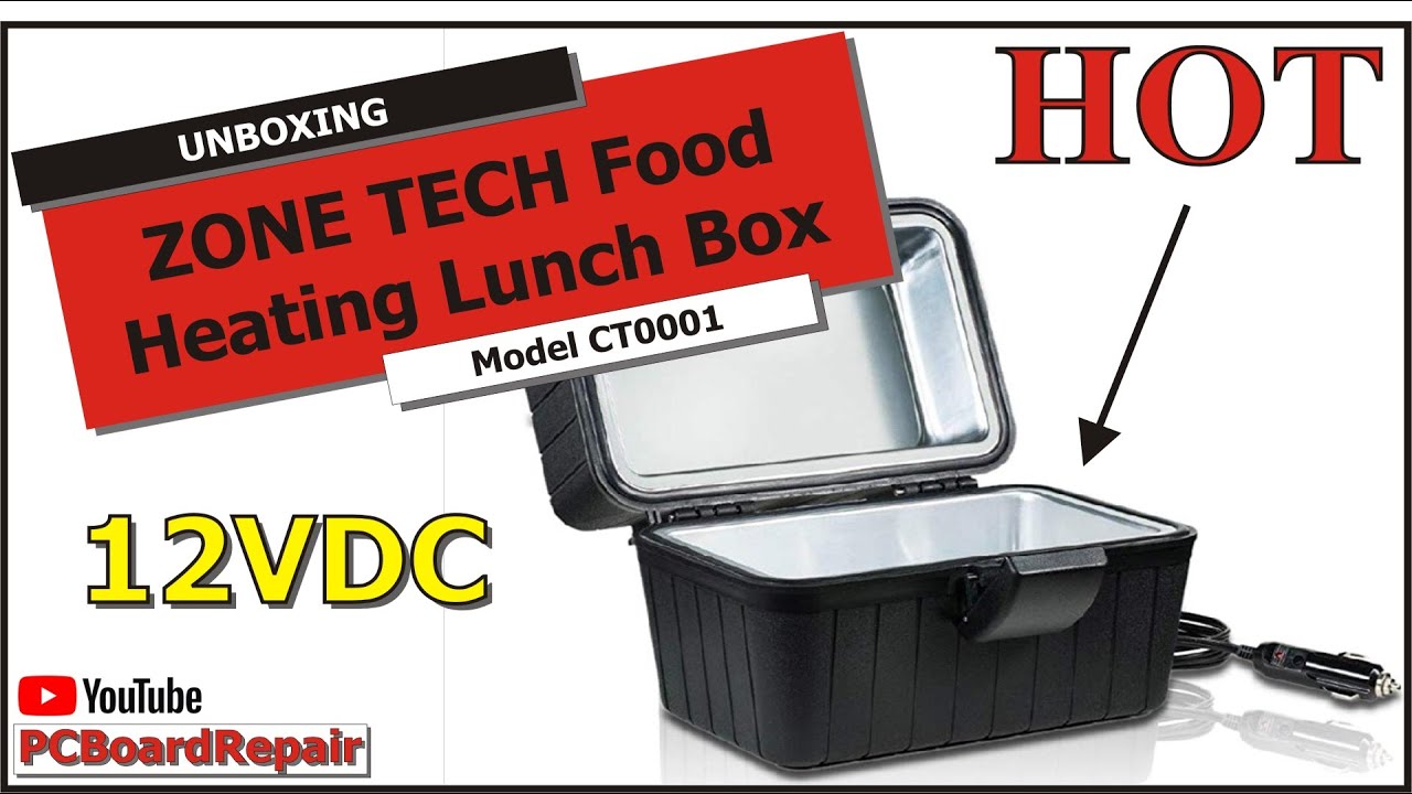 ZONETECH Food Heating Lunch Box CT0001 Unboxing YouTube