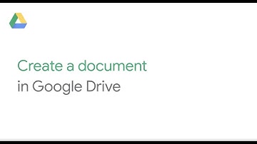 Create a document in Google Drive