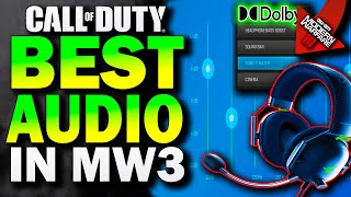 BEST AUDIO in MW3 Call Of Duty using Dolby Atmos HEAR EVERYTHING!