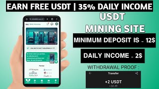 Usdt Earning Site | Earn Free Usdt | Best Usdt Investment site | New Usdt Mining | Usdt Earning