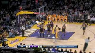 Kobe Bryant perfect backdoor dunk vs Golden State Warriors