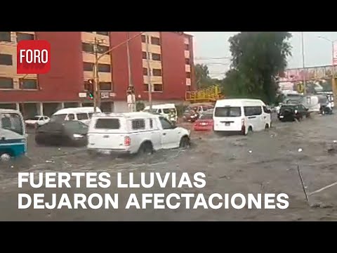 Fuertes lluvias e