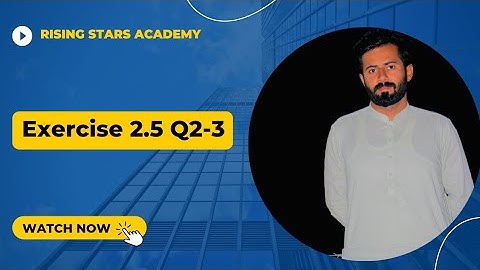 Mathematics 2nd year chapter 02 derivative Exercise 2.5 Q(2-3)