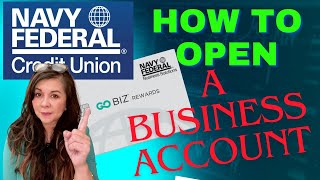 How to Open a Business Account with Navy Federal #nfcu #businesscheck #creditunion