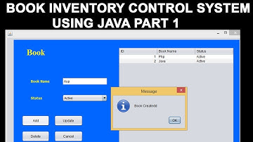 Book inventory management System Using Java Part 1