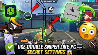 Details FASTEST SNIPER LIKE PC 🖥️ ON MOBILE 📲 - COMMAND MODE SECRET SETTING 😱 REVEAL - FREE FIRE ASISH Update