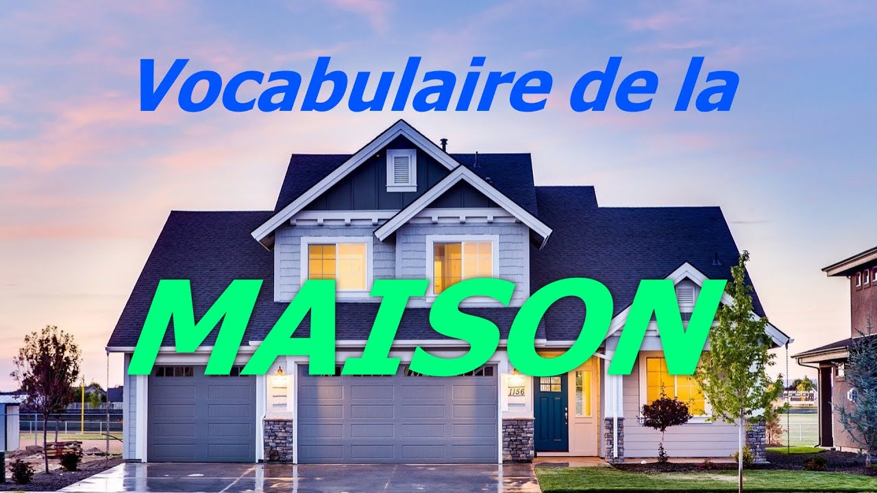 Vocabulaire de la maison en anglais - YouTube
