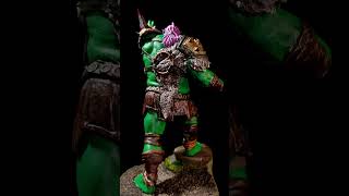 Printed and painted Orc Executioner #warhammer40k #miniaturepainter #dungeonsanddragons #orcs