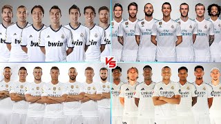 Real Madrid Then Vs Now Evolution 2012 Vs 2016 Vs 2018 Vs 2025 - Ronaldo Era To Mbappe Vinicius