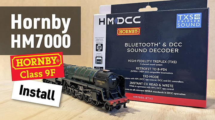 Hornby HM7000 TXS Decoder Install - Hornby 9F