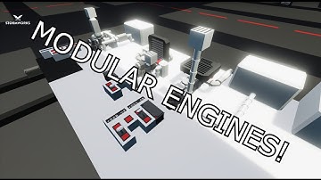[Stormworks] How To Build A Modular Engine! 1-4 Cylinder Examples! (Version 1.0 Update)