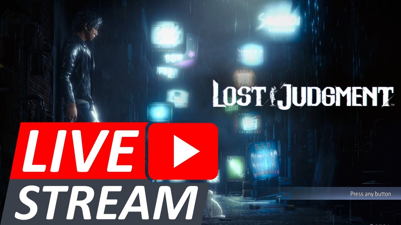 📸 Live Stream 📸 Lost Judgment  PC Livestream