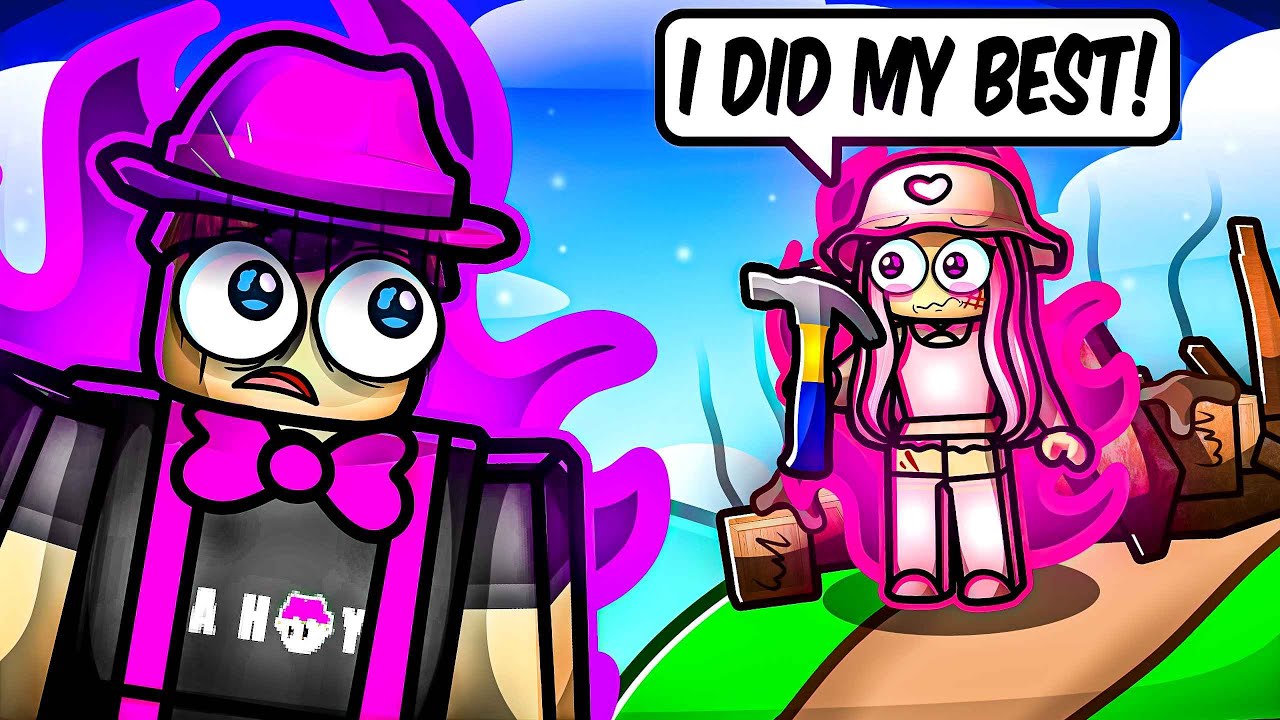 Моя девушка впервые попробовала построить в Piggy…