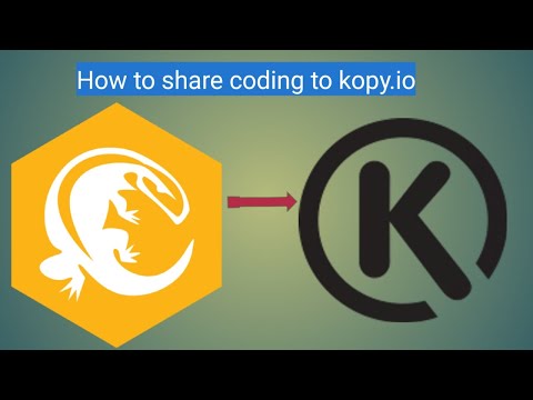 How to share code from Komodo editor|Share code via kopi.io