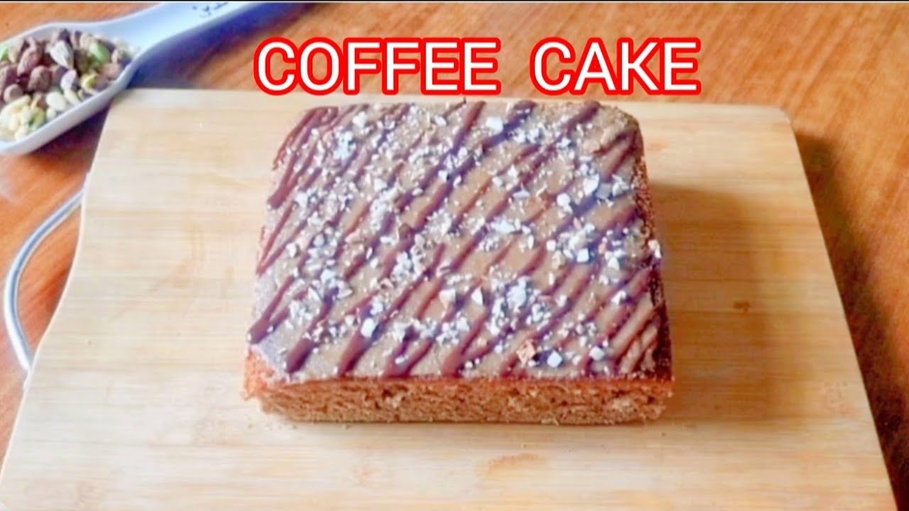Soft & Moist Coffee Cake Recipe | Easy Coffee Cake at Home | Cafe Style Coffee Cake 
