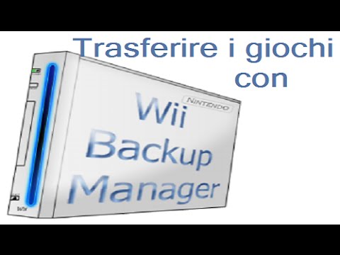Trasferire i giochi su hard disk con wii backup manager