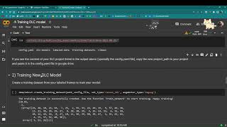 Entrenamiento con Google Colab | DeepLabCut screenshot 5