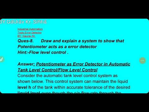 #Potentiometer_as_Error_Detector #Industrial_Automation_Lecture