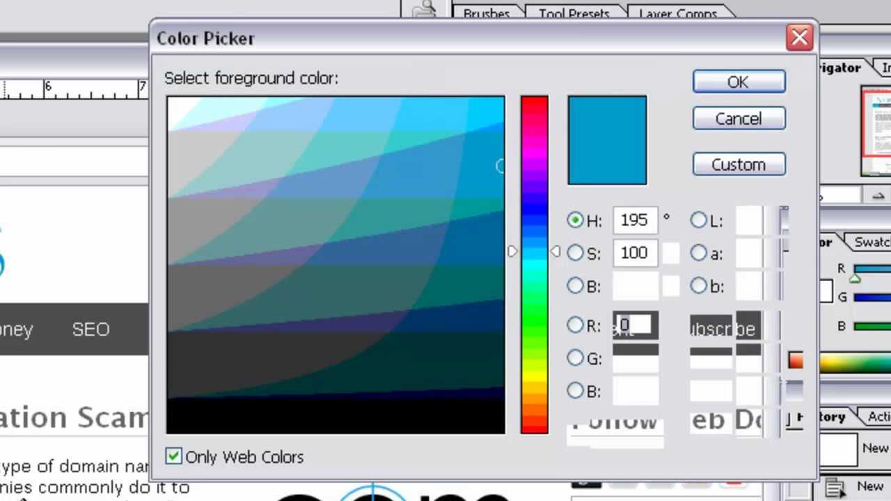 How To Get Color Code Of Any Color Using Adobe Photoshop YouTube How To Get Color Code Of Any Color Using Adobe Photoshop YouTube