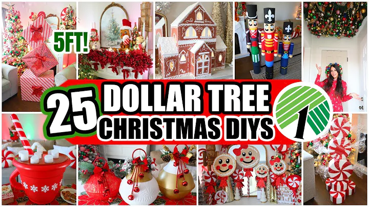 25 *BEST* Dollar Tree Christmas DIYS for 2025 that don't look cheap!